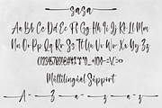 sasa, a Script Font by N (Thumbnail 9 of 10)