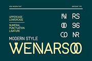 Wennarsoo Font, a Sans Serif Font by brahamb_design (Thumbnail 5 of 6)