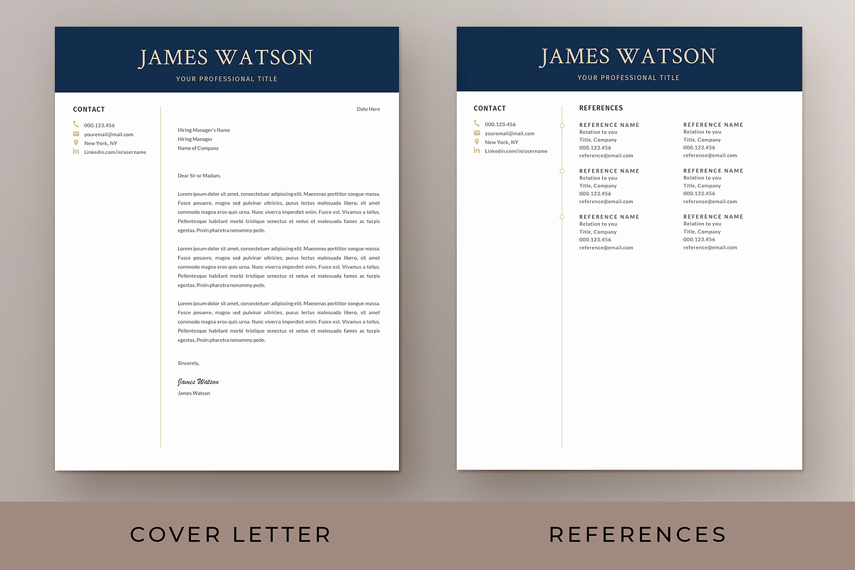 Executive Resume & Cover Letter Word, a Resume Template by Resume Bureau (Photo 4 of 6)
