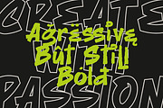 Gellacto | Urban Display Typeface, a Sans Serif Font by Maenjari Std (Thumbnail 8 of 10)