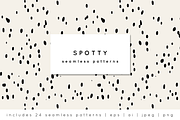Spotty Seamless Patterns Set, a Pattern Graphic by Curly_Pat (Thumbnail 1 of 7)