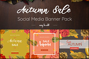 Autumn Sale Banners Pack, a Templates & Theme by Khryna Designs (Thumbnail 1 of 4)