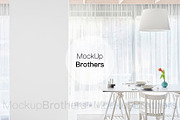Dining room mockup mock up 26, a Print Template by MockUpBrothers (Thumbnail 1 of 5)
