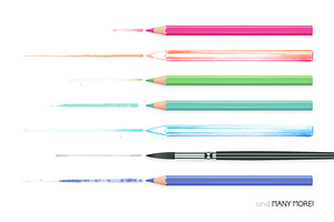 Watercolor Pencil Brushes Vol. 1