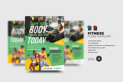 Fitness Flyer Template, a Flyer Template by Aam360 (Thumbnail 1 of 2)