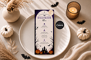 Elegant Halloween Menu Template, an Invitation Template by Arslan (Thumbnail 1 of 5)