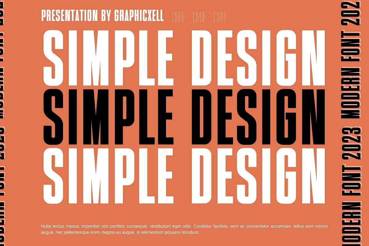 Vogue Sans Serif Font, a Sans Serif Font by Graphicxell (Photo 8 of 9)