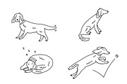 Cute doodle dogs (big collection), an Animal Illustration by Liz Pengilley Studio (Thumbnail 20 of 23)