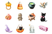 Baby Halloween Doodles, an Illustration by Design Market (Thumbnail 3 of 3)