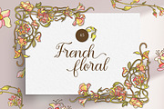 French Floral Art Nouveau Flower, a Decorative Illustration by Rachel Art Studio (Thumbnail 1 of 8)