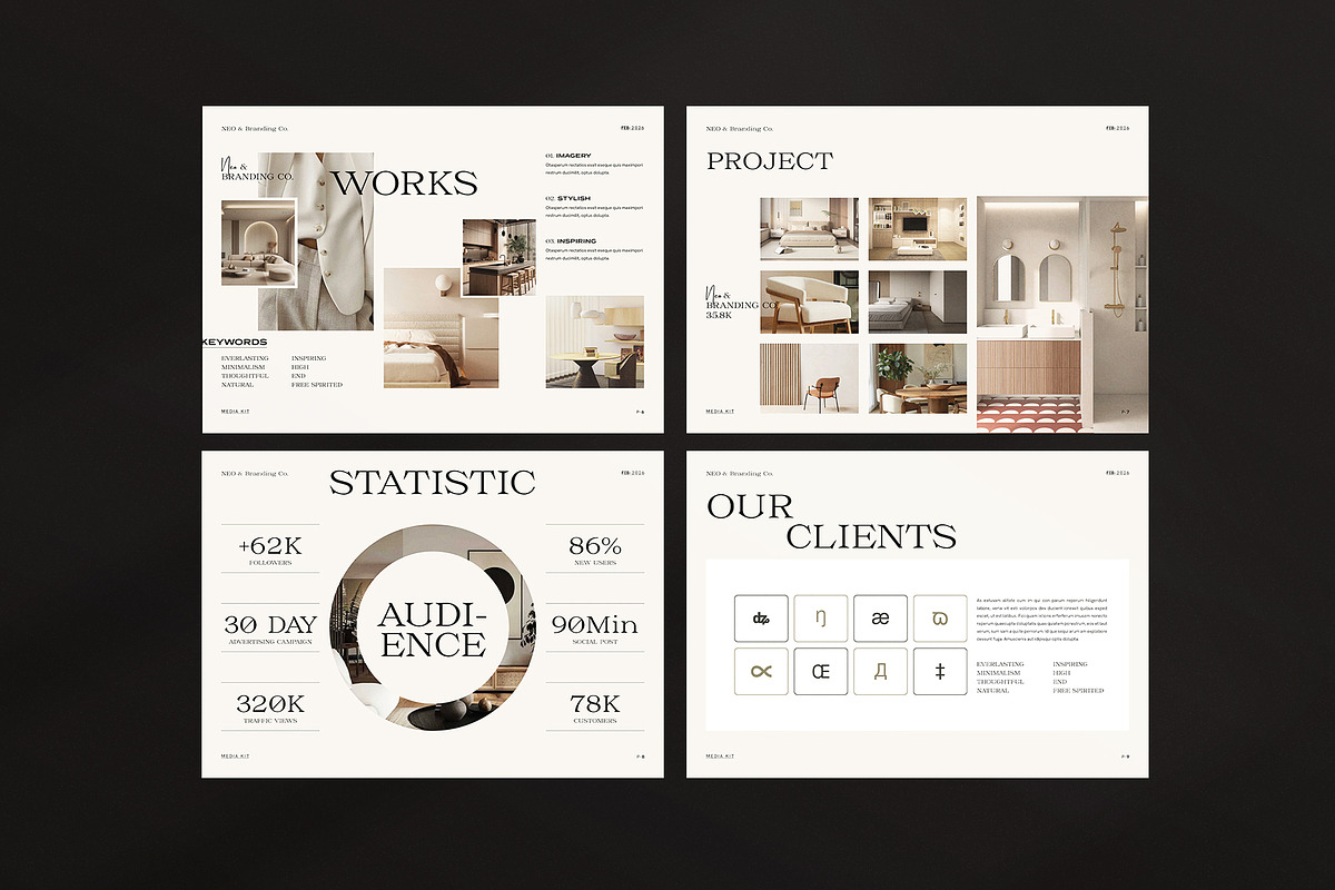 Media Kit Brochure Design Template preview 7
