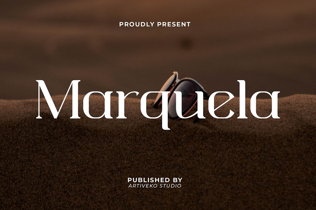 Marquela Elegant Serif, a Serif Font by Artiveko (Photo 1 of 9)