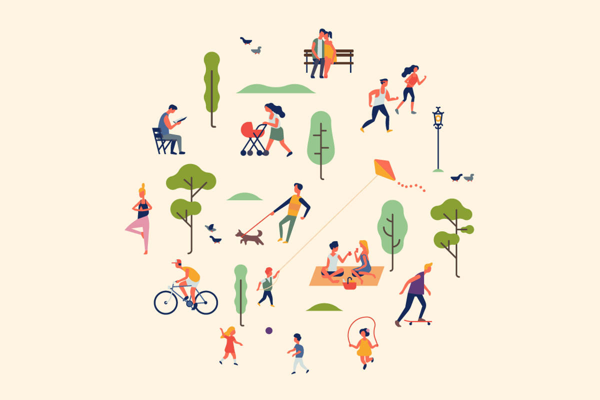 Summer in the park, a Person Illustration by Masha Tace (Photo 3 of 3)