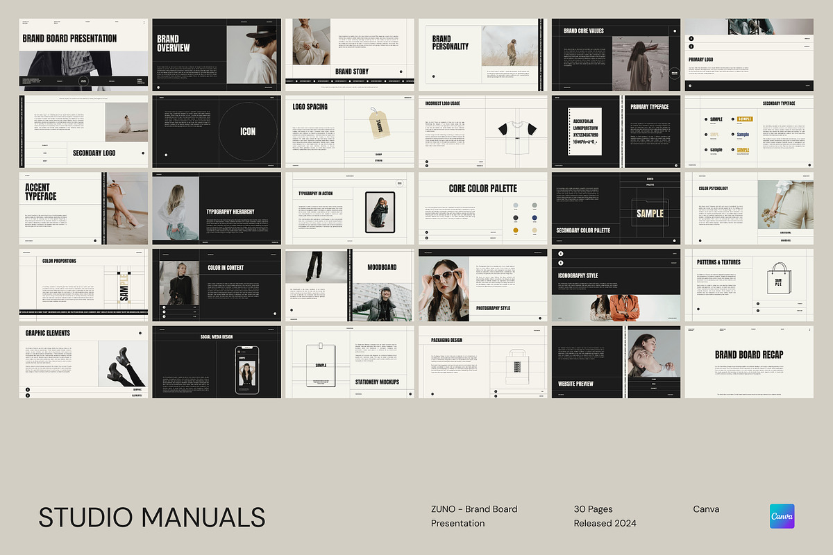 ZUNO – Brand Board Presentation, a Social Media Template by Studio Manuals (Photo 8 of 8)