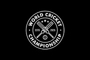 Cricket Sport Emblem Badge Logo, a Branding & Logo Template by Buqancreative (Thumbnail 4 of 4)