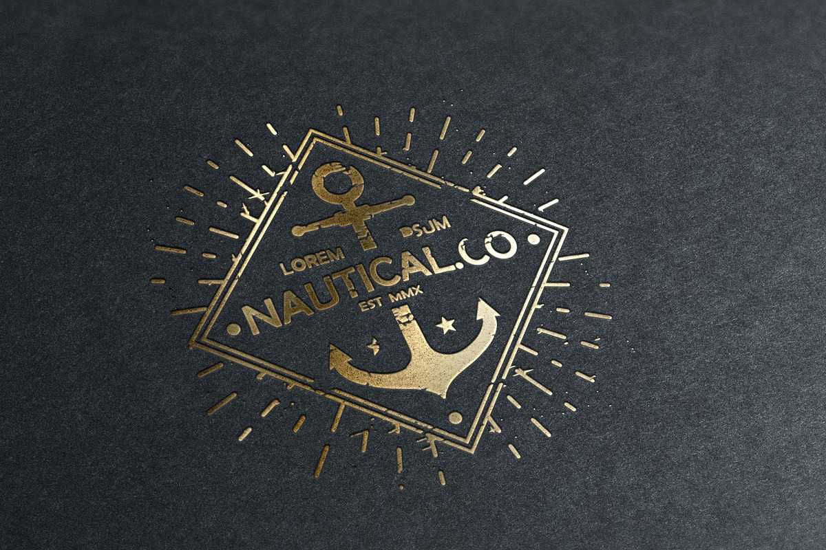 Nautical Logo, Emblem, a Branding & Logo Template by Pgmart (Photo 2 of 3)
