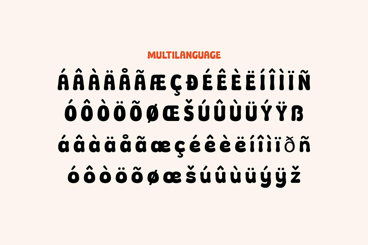 Chartoon - Playful Display Font, a Sans Serif Font by Vesvocrea (Photo 8 of 10)