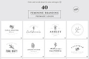 Feminine Branding Premade Logos V01, a Branding & Logo Template by XpertgraphicD (Thumbnail 3 of 13)