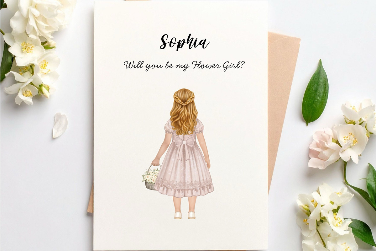 Flower Girl & Page Boy Clipart, a Person Illustration by ColorfulPT (Photo 4 of 7)