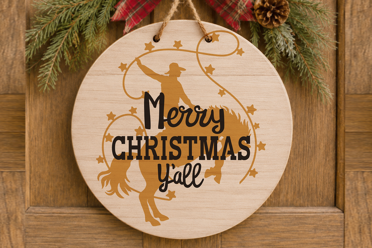 Cowboy Christmas Bundle Western Rode, a Seasonal Illustration by TanchaArt (Photo 9 of 11)