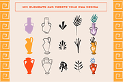 Ancient Greece. Antique vector set, a Decorative Illustration by PixelAesthetic (Thumbnail 10 of 12)