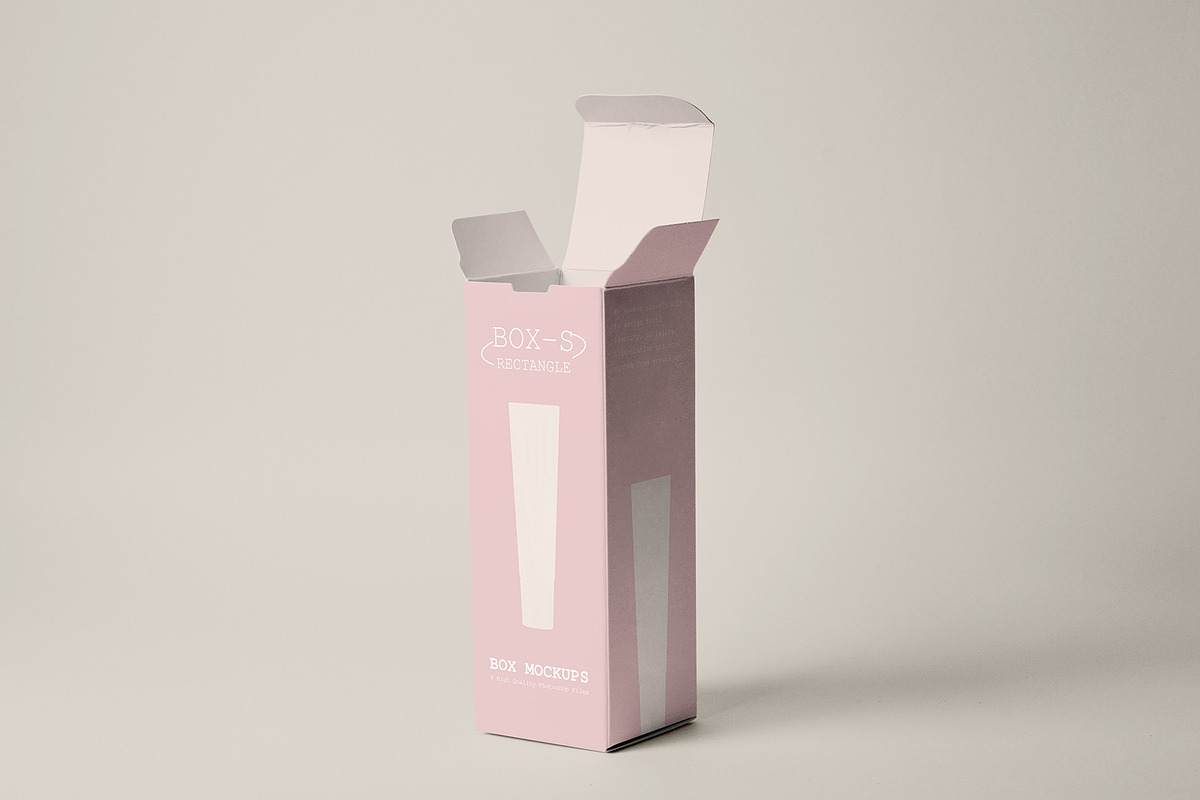 Tall Box Mockup Set, a Packaging Mockup by Mockstore (Photo 5 of 11)