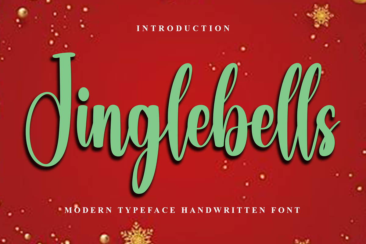 Jinglebells, a Handwritten Font by InermediaSTUDIO (Photo 1 of 7)