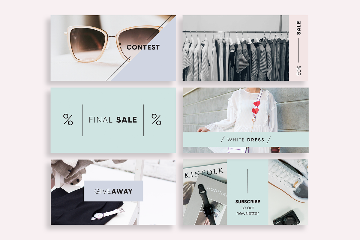Elegant Facebook Ad Templates, a Social Media Template by Wild Ones (Photo 2 of 9)