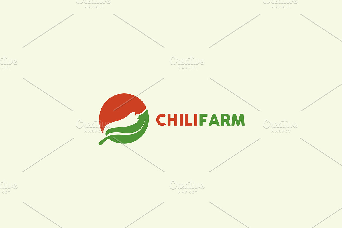 chili farm logo, a Branding & Logo Template by Mariyana (Photo 1 of 2)