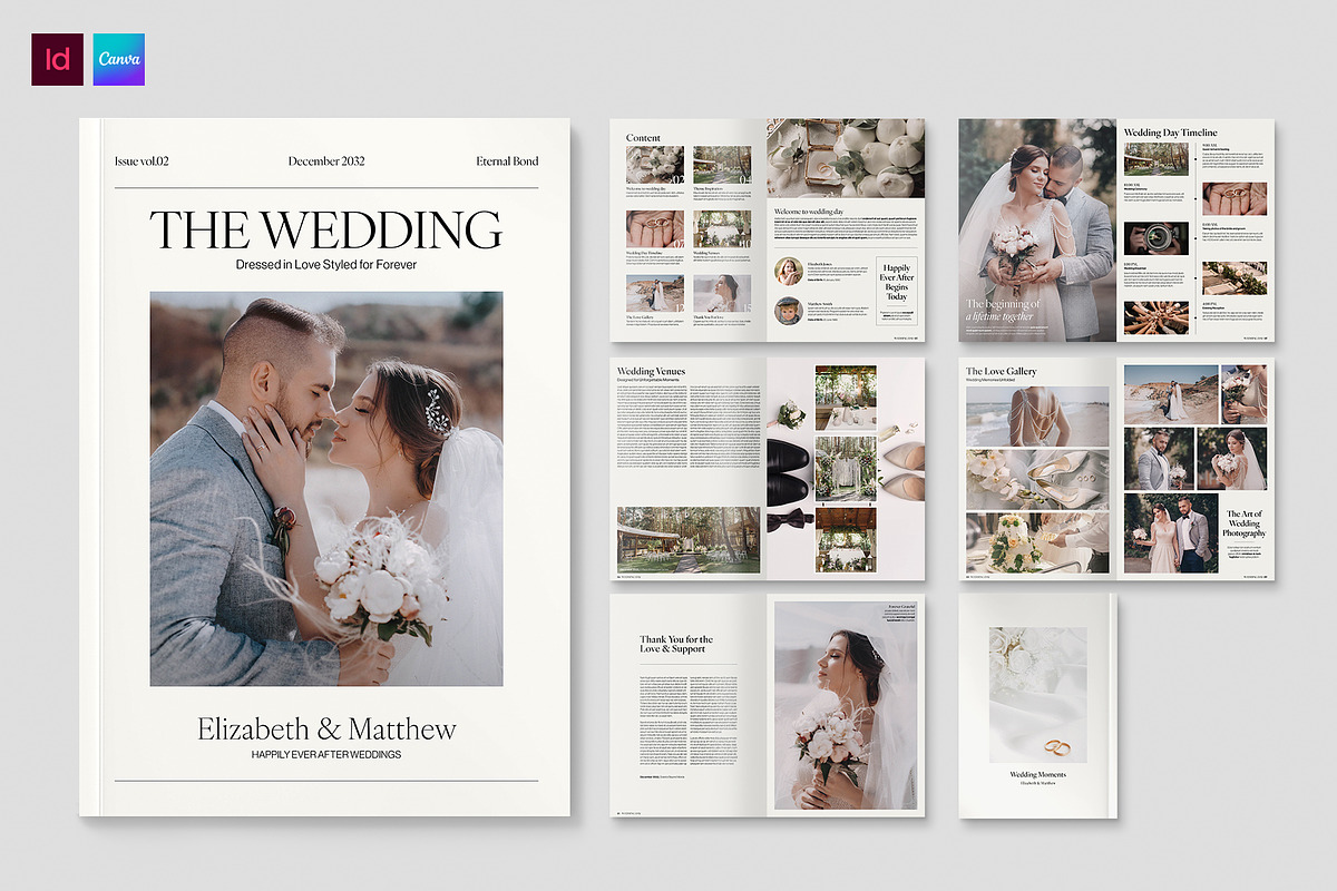 Wedding Day Magazine, a Brochure Template by BrandPacks (Photo 1 of 5)