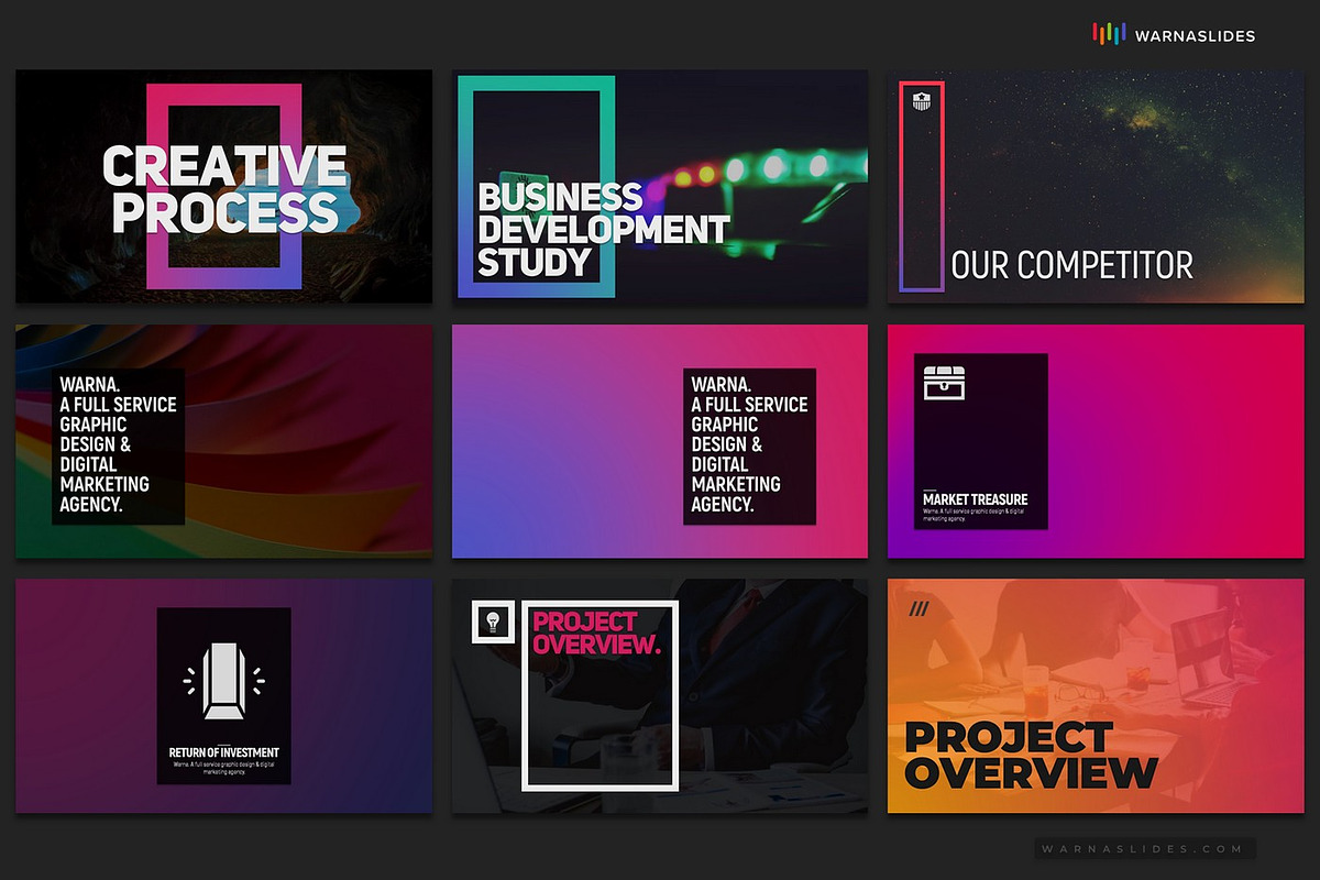 Section Breaker PowerPoint Templates, a Presentation Template by Warna Works (Photo 6 of 9)