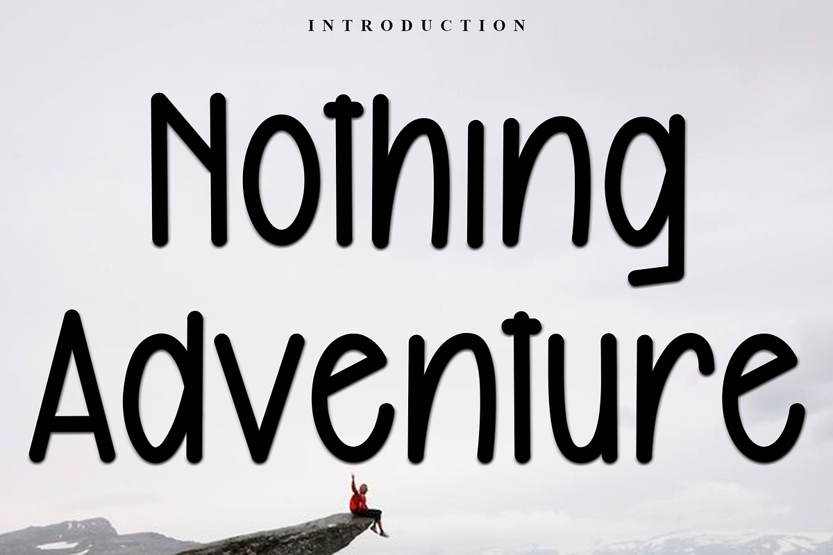 Nothing Adventure, a Sans Serif Font by FreshTypeINK (Photo 1 of 8)
