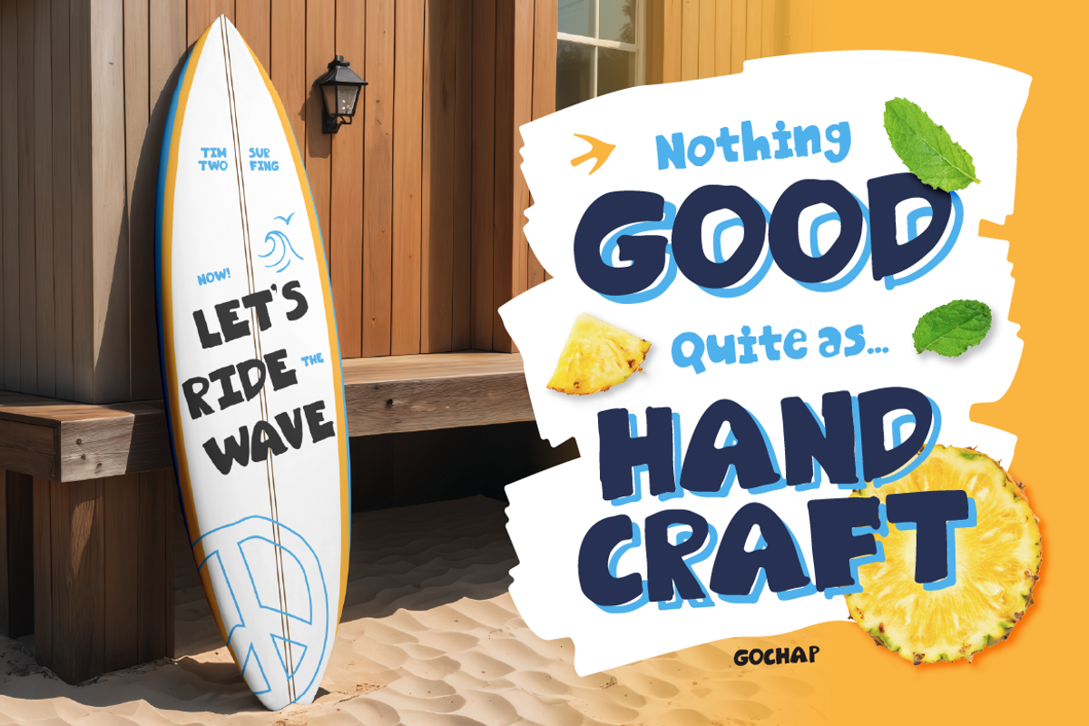 Gochap, a Handwritten Font by Burntilldead (Photo 7 of 9)