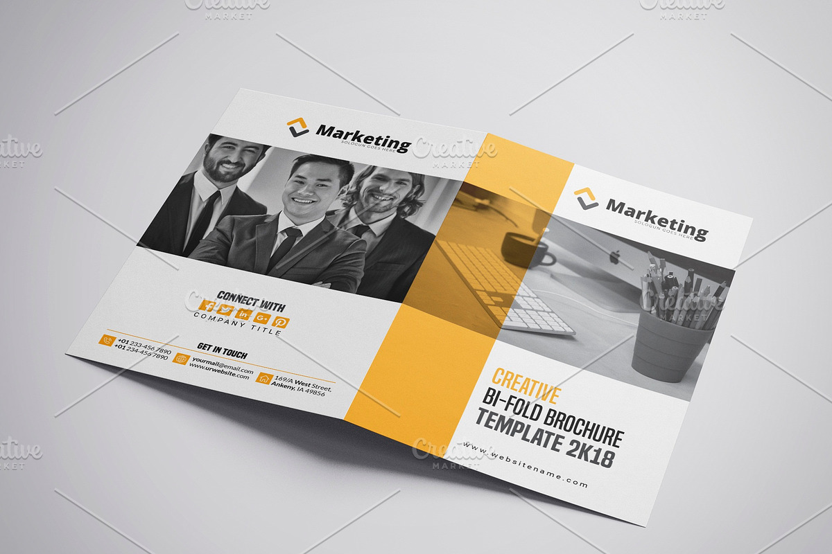 Bi-fold Brochure Template, a Brochure Template by zahidhossainalif (Photo 4 of 9)