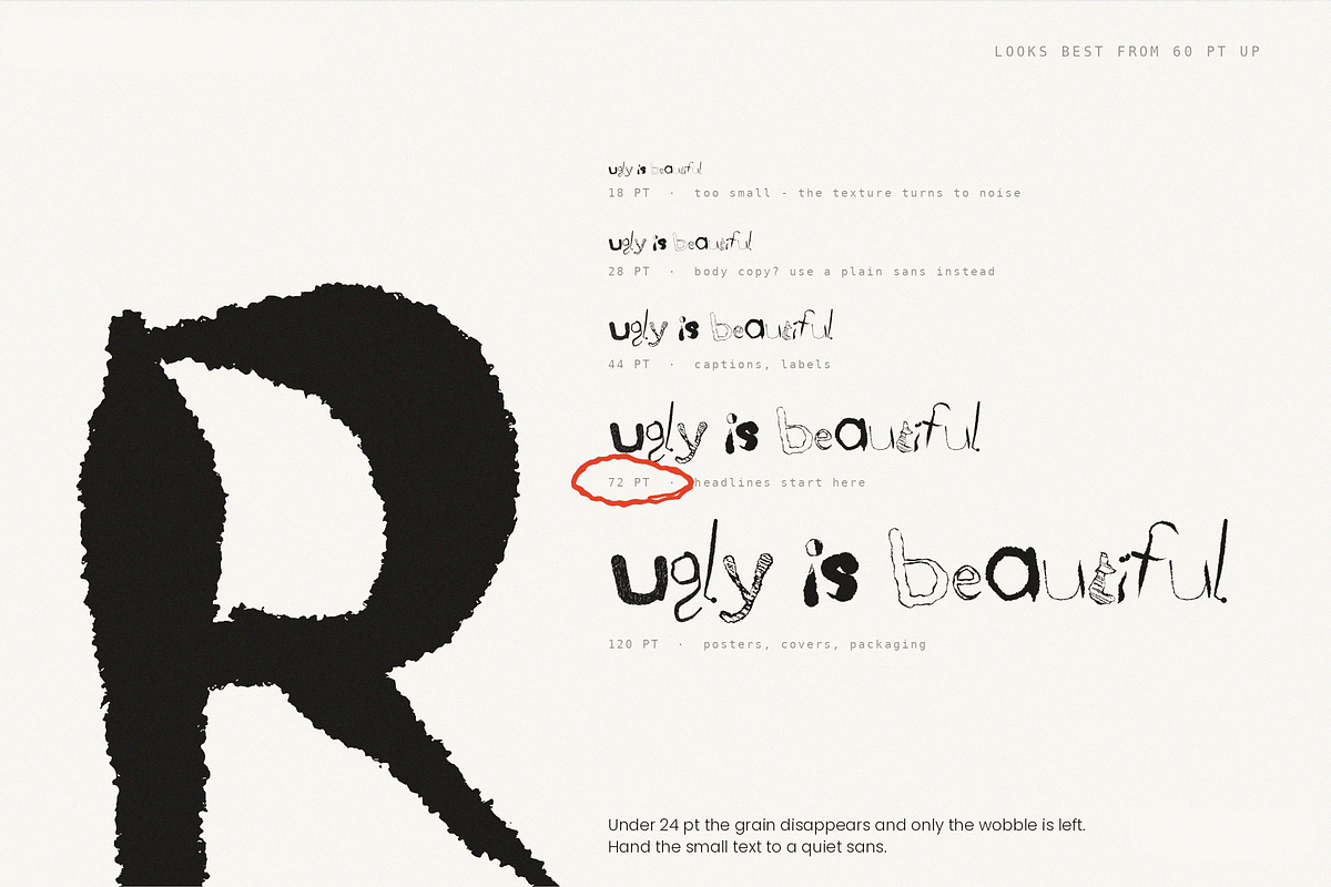 Ragtag - Messy Hand-Lettered Font, a Handwritten Font by Lilithcollageart (Photo 9 of 9)