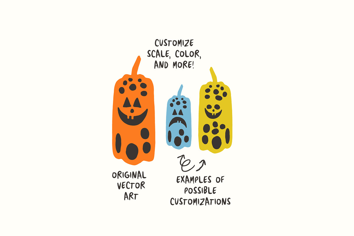 Halloween Illustrations - Handmade, an Illustration by Studio Funshop by Kelli (Photo 6 of 7)