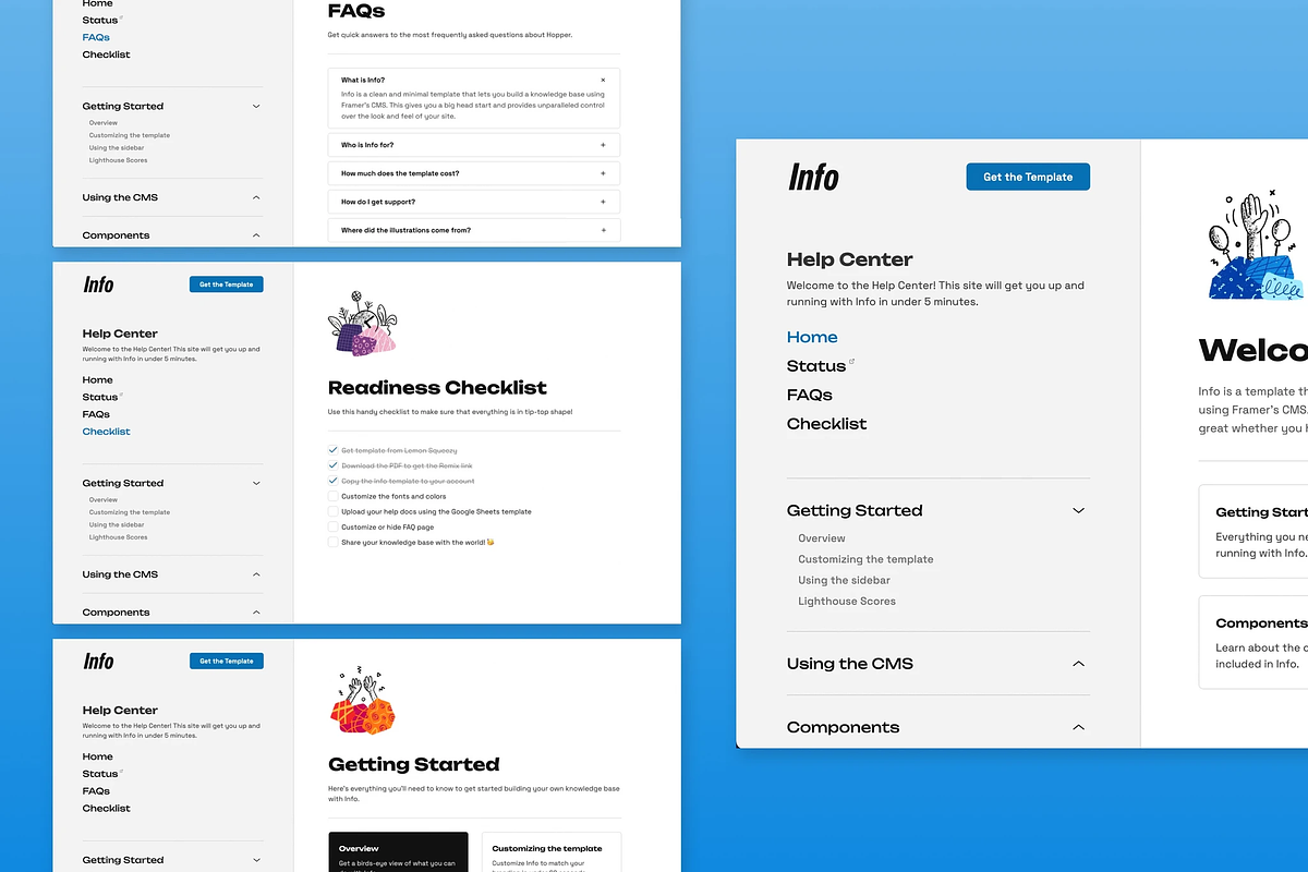 Info Framer Template, a Landing Page Template by patrickward (Photo 3 of 3)