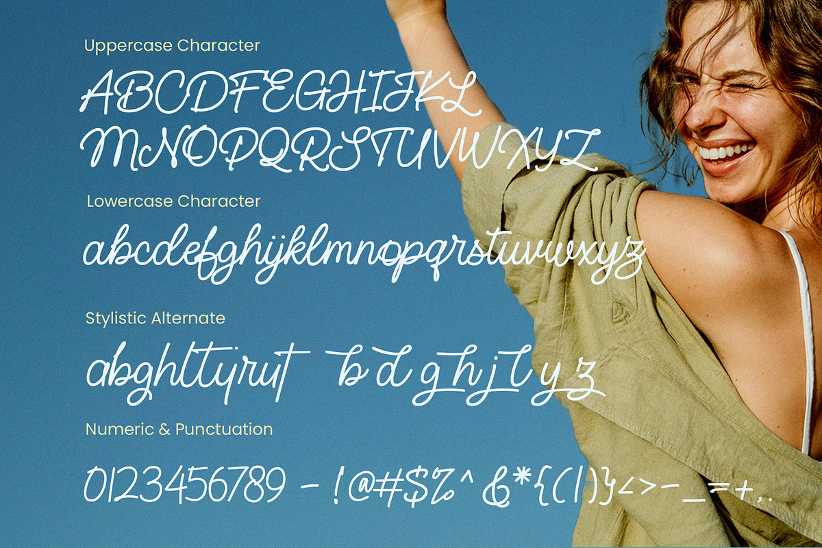 Cotieleny, a Handwritten Font by MERCURIAL (Photo 5 of 12)