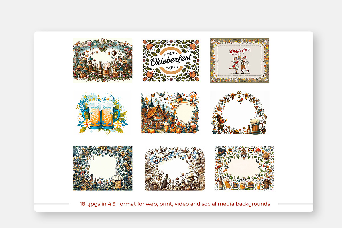Oktoberfest Graphics Bundle, a Background Graphic by karenfoleyphoto (Photo 3 of 8)