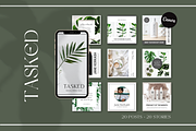 CANVA | Tasked Social Media Pack, a Social Media Template by 9inchideas (Thumbnail 1 of 8)