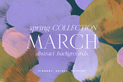 March Abstract Painted Backgrounds, a Texture Graphic by Basia Stryjecka (Thumbnail 1 of 17)