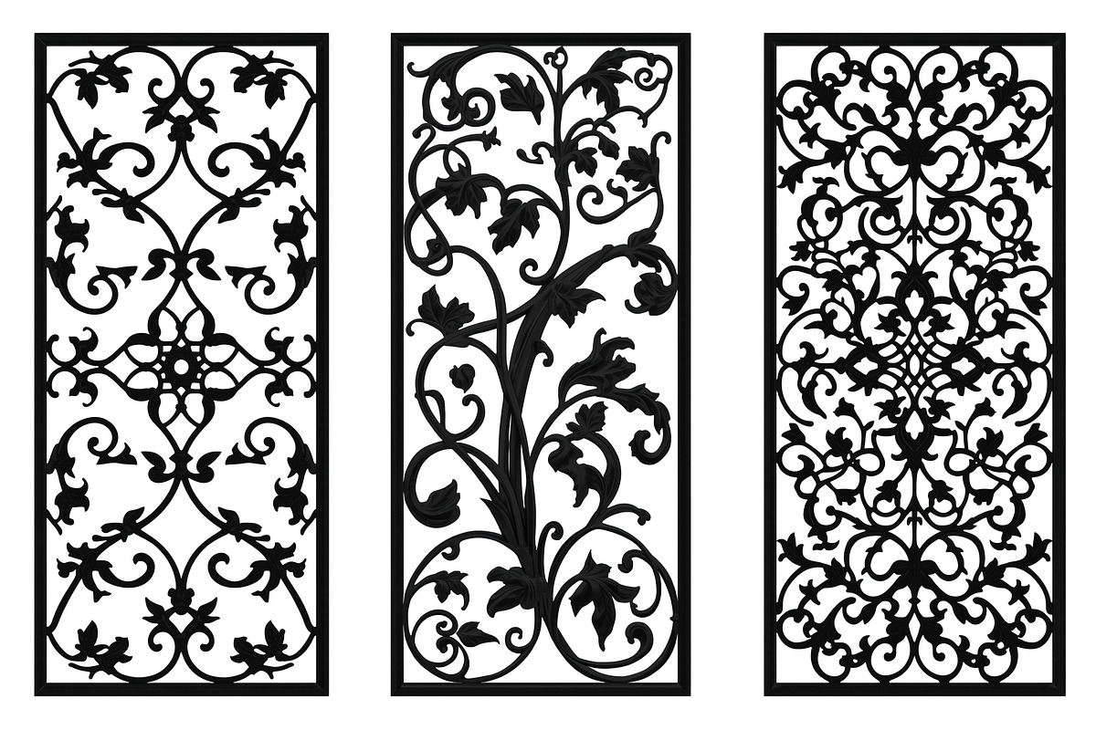 Vintage Gate Pattern Vector Bundle, an Illustration by Creativeshirt (Photo 2 of 21)