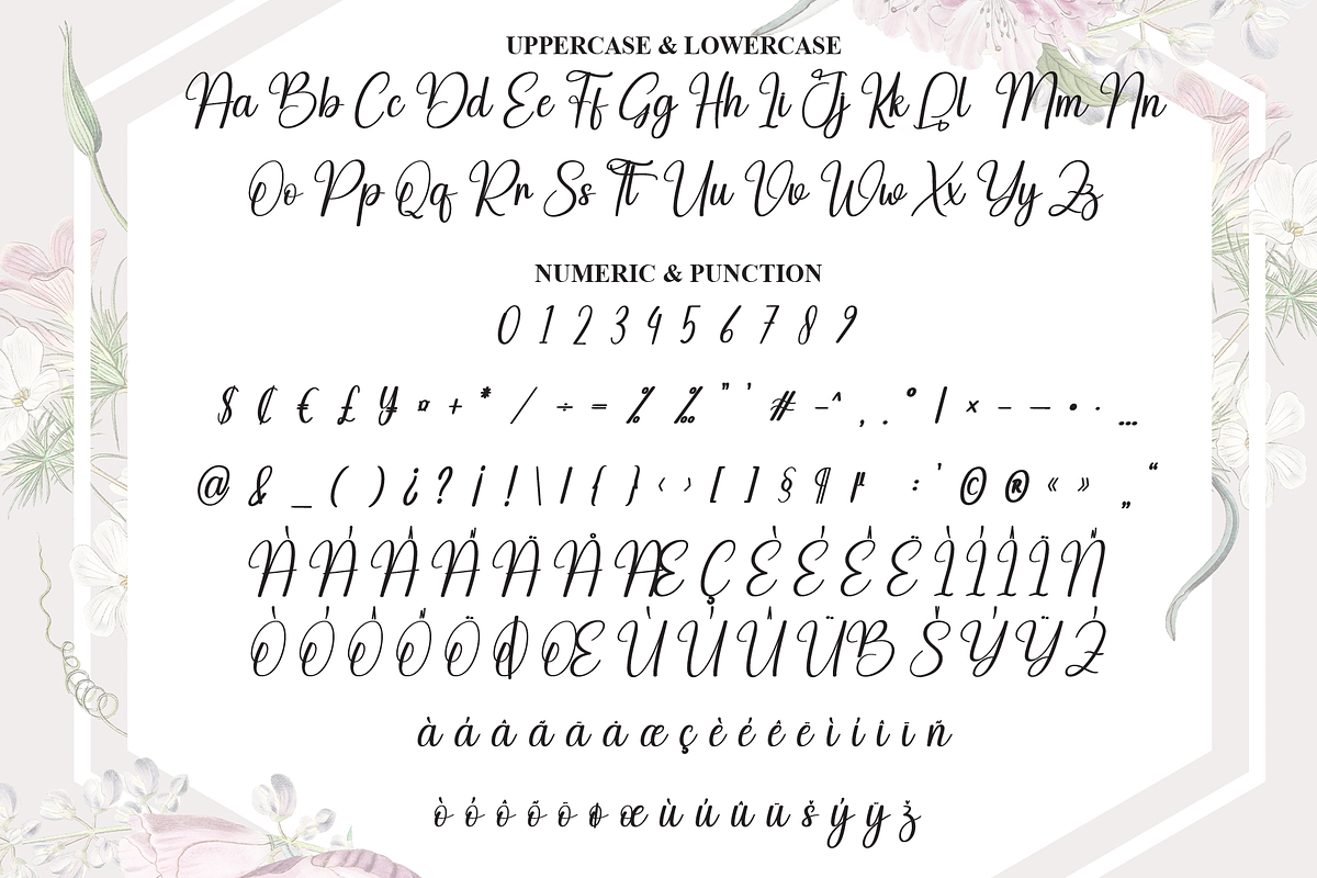 Wedding Monogram | Script Font, a Handwritten Font by Scratchones (Photo 7 of 9)
