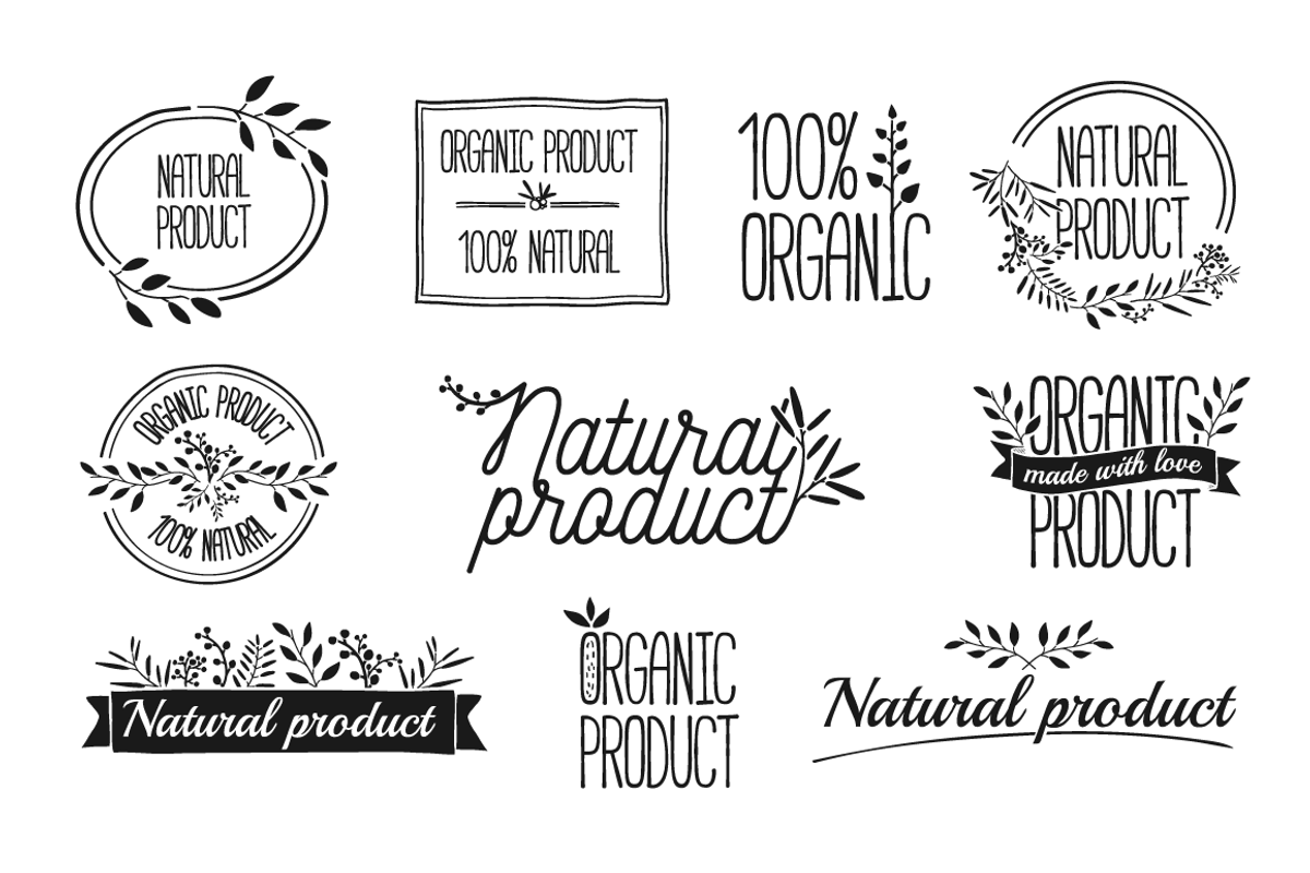 Organic / Natural Logo Design, a Branding & Logo Template by Uniyok (Photo 2 of 2)