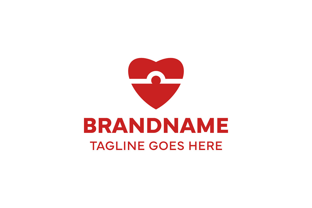 Letter M Love Puzzle Logo, a Branding & Logo Template by Pray Art Design Studio