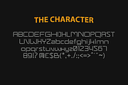 Qalinora Futuristic Sci-Fi Display, a Sans Serif Font by Vadovastd (Thumbnail 2 of 8)