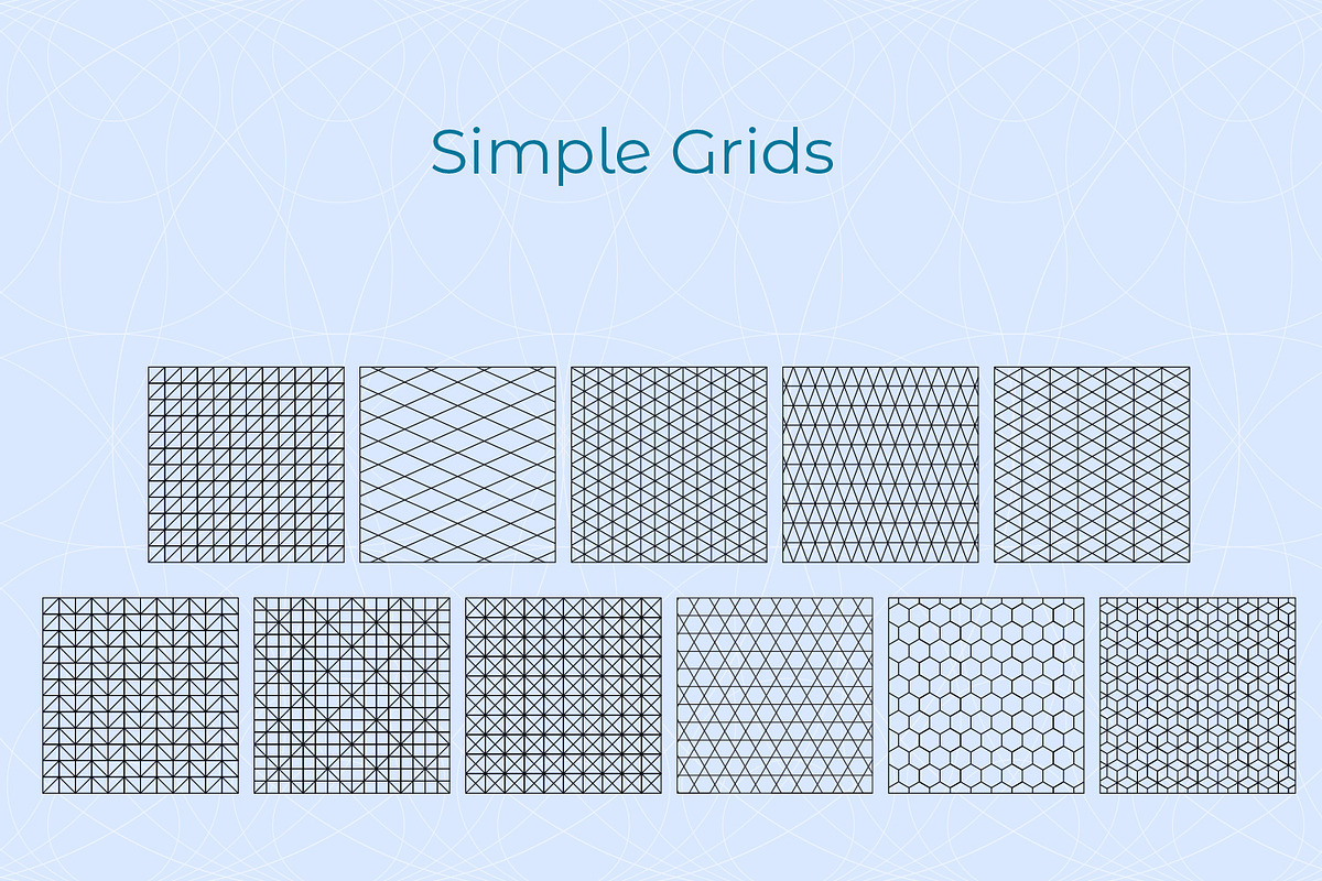 40+ Modular Vector Grids