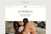SALE - Soleil | E-commerce UI Kit, a Landing Page Template by Ghostpixel (Thumbnail 6 of 9)