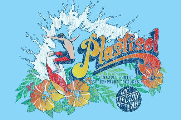 Plastisol: Vintage T-Shirt Textures preview 6