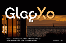 Glagxo - Modern Sans Logo Font